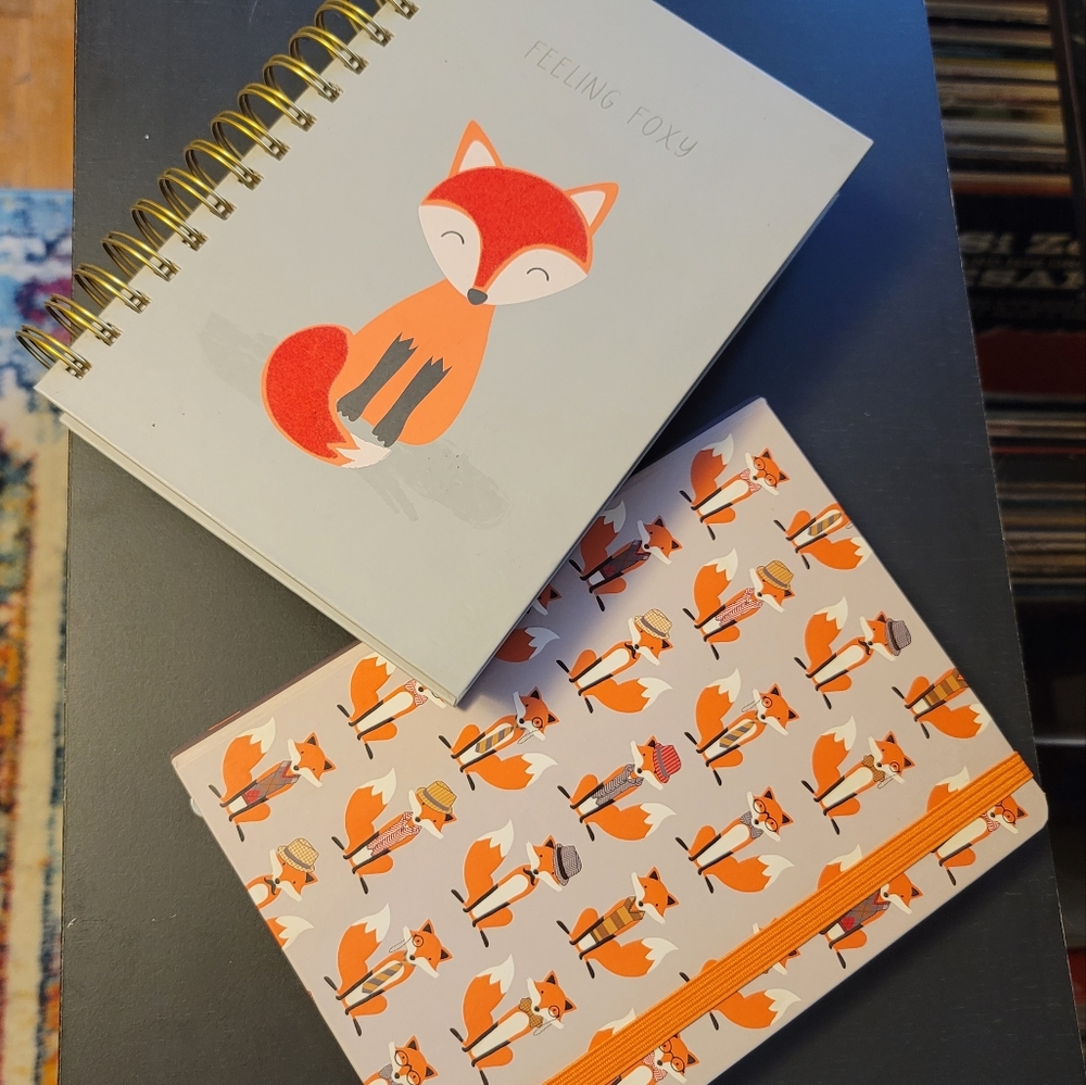 Pair of Fox Journals / Notebooks